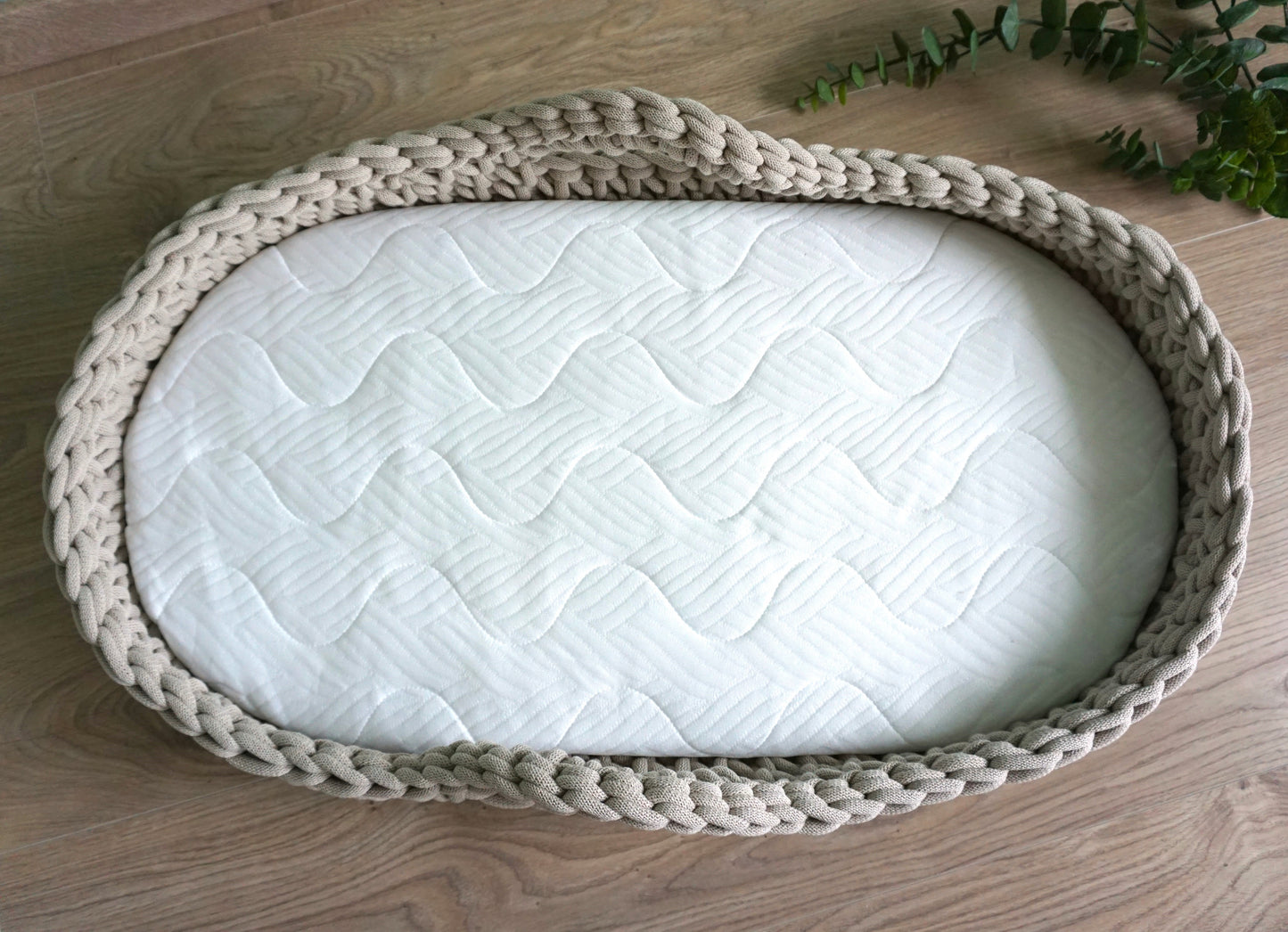 Wickelkorb | Wickelauflage Baby | Wickelaufsatz | Wickeltisch | Geschenk zur Geburt